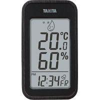 タニタ　デジタル温湿度計 ブラック 