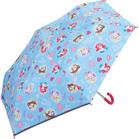 ディズニー　子供用晴雨兼用折りたたみ傘（５０ｃｍ） プリンセス 